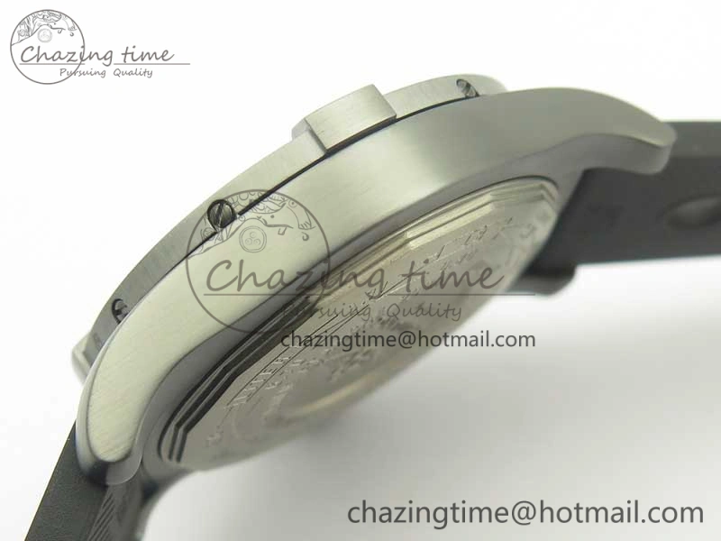 Effortless Avenger Blackbird V17311 Ti DLC 1:1 Best Edition Black CF Dial on Rubber Strap A 5606