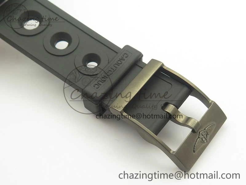 Effortless Avenger Blackbird V17311 Ti DLC 1:1 Best Edition Black CF Dial on Rubber Strap A 5606