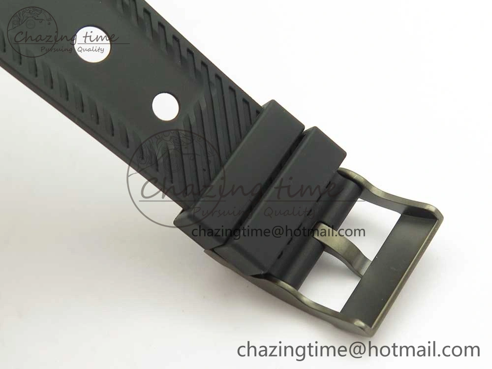 Avenger Blackbird V17311 Ti DLC 1:1 Best Edition Black Dial Diamonds Bezel on Rubber Strap A EasyMatch 5605