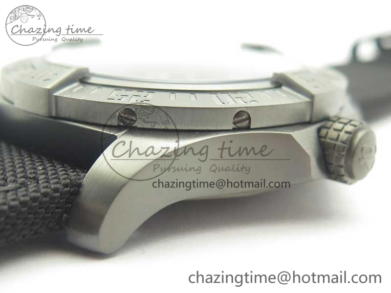 Original Avenger Blackbird V17311 Ti DLC 1:1 Best Edition Black Dial on Nylon Strap A 5608