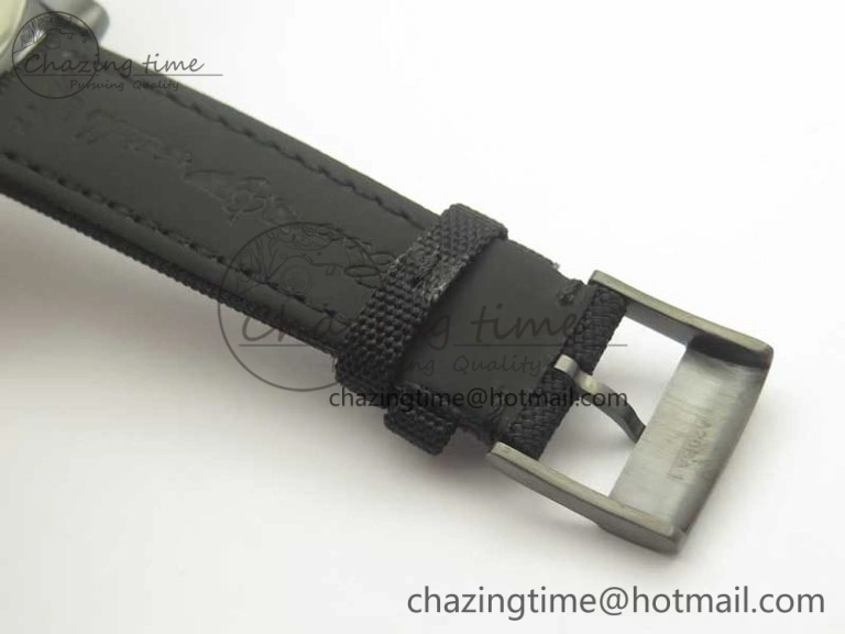 Original Avenger Blackbird V17311 Ti DLC 1:1 Best Edition Black Dial on Nylon Strap A 5608