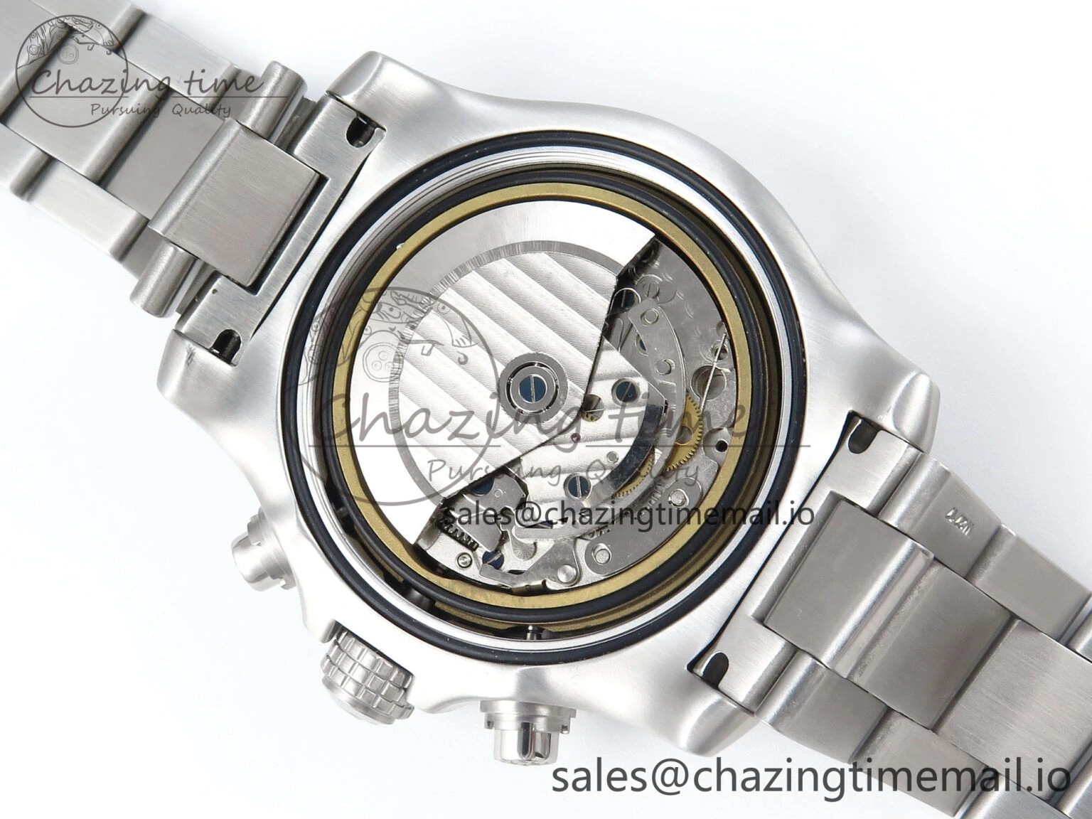 Avenger Chrono 45mm SS TF 1:1 Best Edition Black Dial on SS Bracelet A WellDesigned 5435