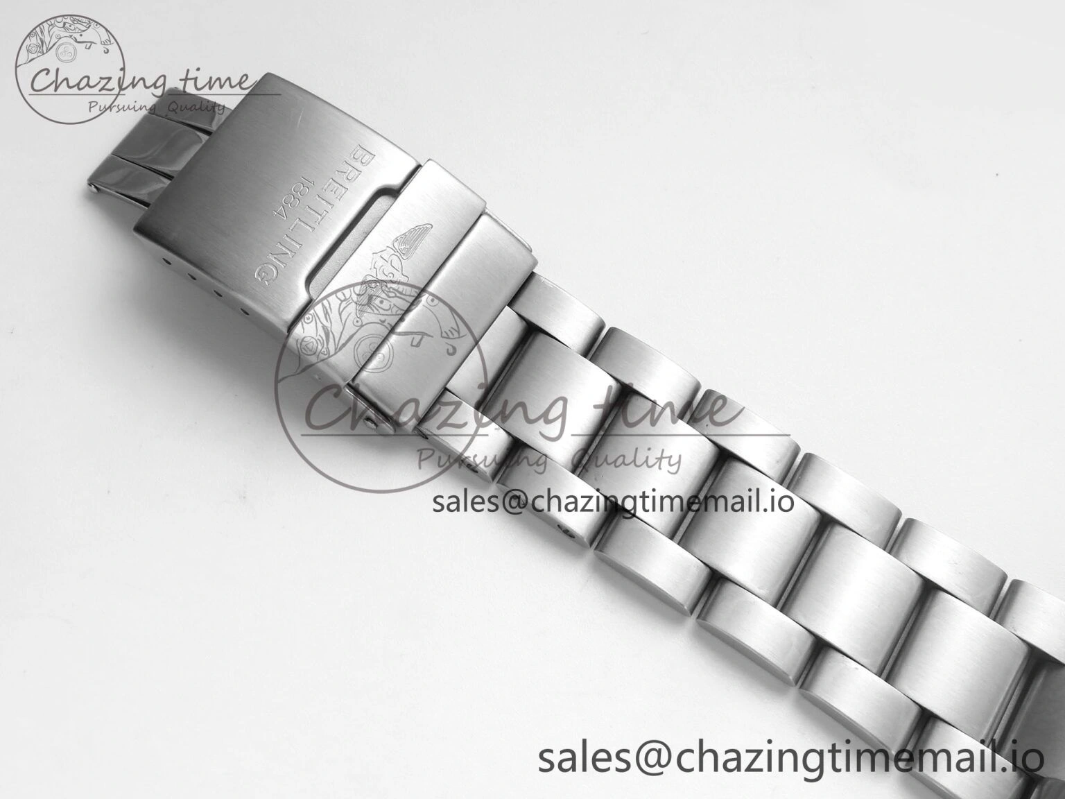 Avenger Chrono 45mm SS TF 1:1 Best Edition Black Dial on SS Bracelet A WellDesigned 5435