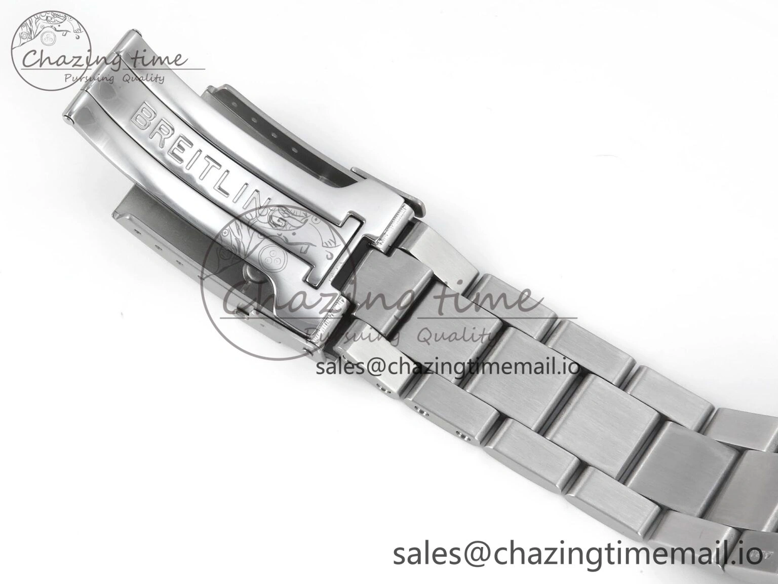 Avenger Chrono 45mm SS TF 1:1 Best Edition Black Dial on SS Bracelet A WellDesigned 5435