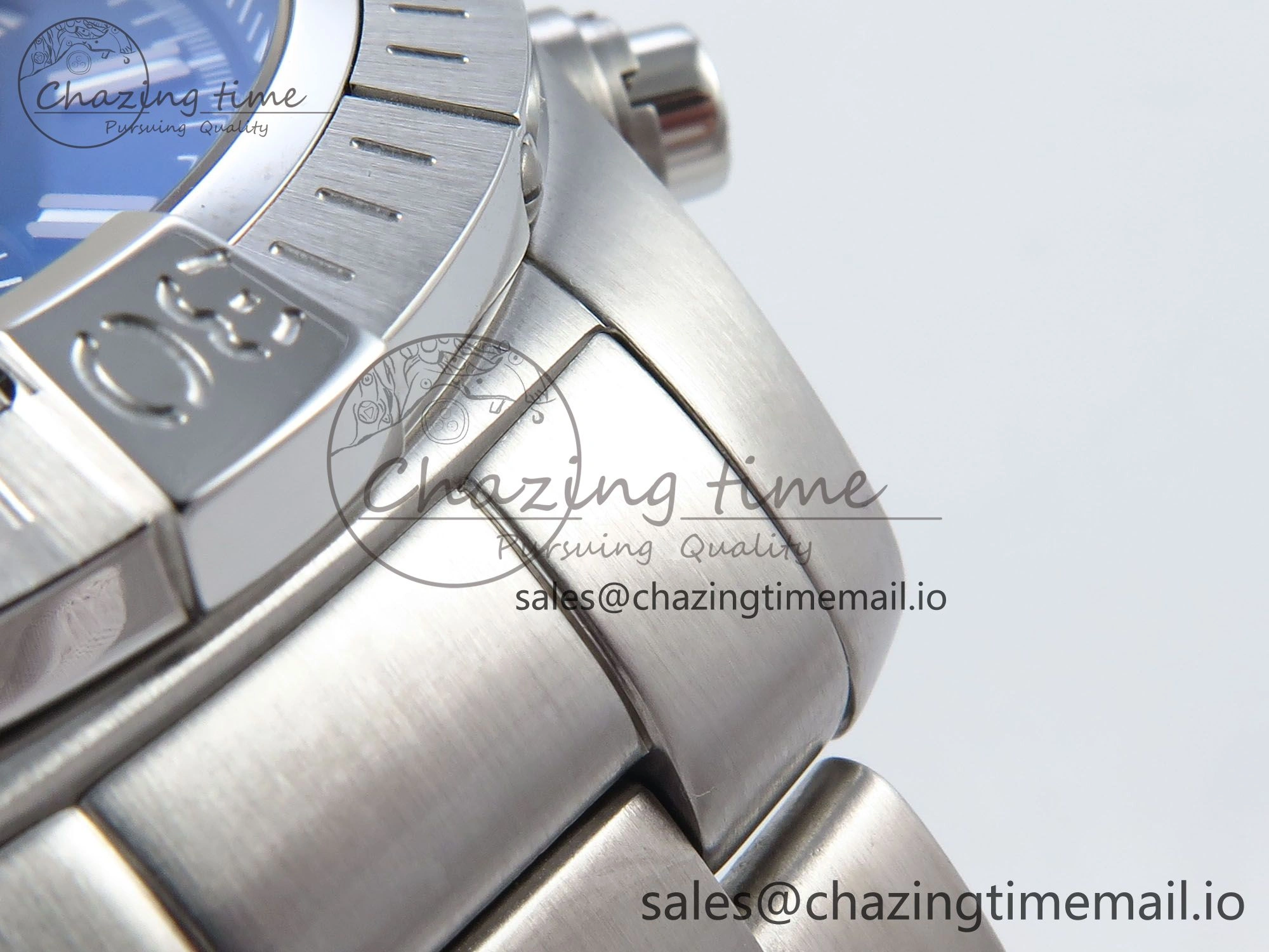 Avenger Chrono 45mm SS TF 1:1 Best Edition Blue Dial on SS Bracelet A GoodFit 5436