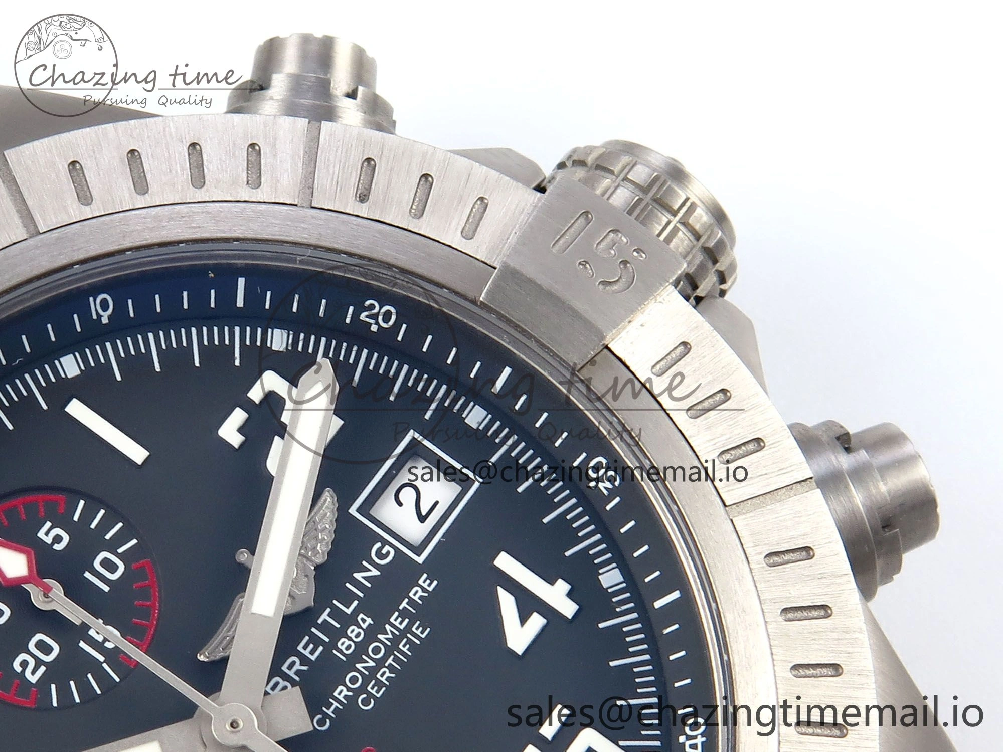 Vibrant Avenger Chrono 45mm TF 1:1 Best Edition Gray Dial on Gray Nylon Strap A 5432