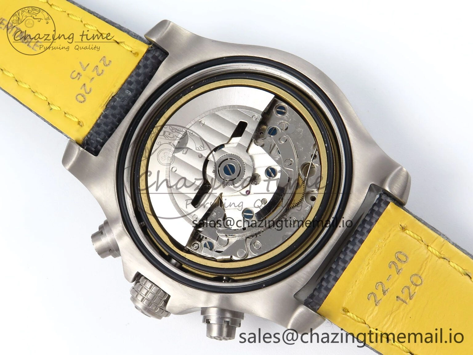 Vibrant Avenger Chrono 45mm TF 1:1 Best Edition Gray Dial on Gray Nylon Strap A 5432
