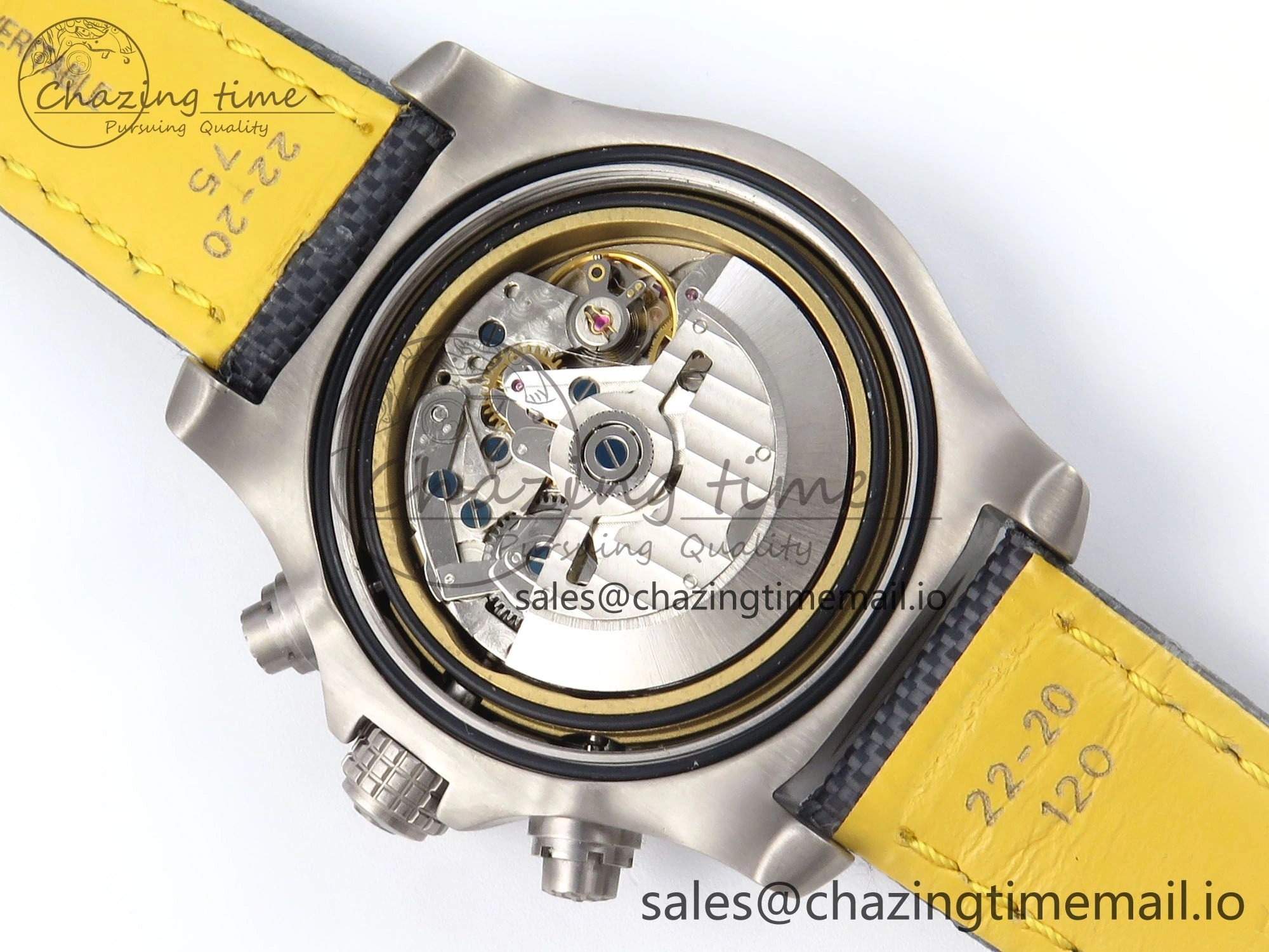 Vibrant Avenger Chrono 45mm TF 1:1 Best Edition Gray Dial on Gray Nylon Strap A 5432