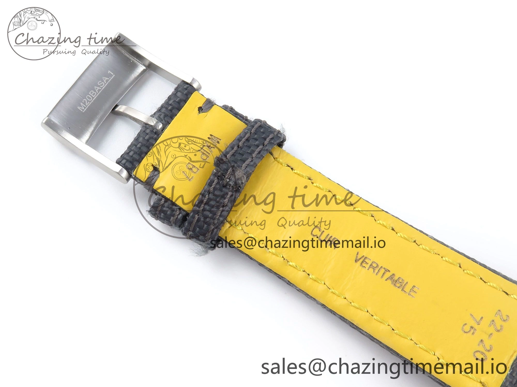 Vibrant Avenger Chrono 45mm TF 1:1 Best Edition Gray Dial on Gray Nylon Strap A 5432