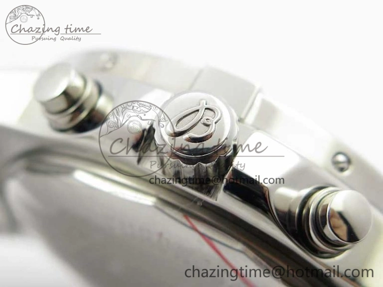 Avenger Chronograph 43mm SS B12F Best Edition White Dial on SS Bracelet A EasyMatch 5585