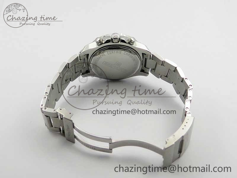 Avenger Chronograph 43mm SS B12F Best Edition White Dial on SS Bracelet A EasyMatch 5585