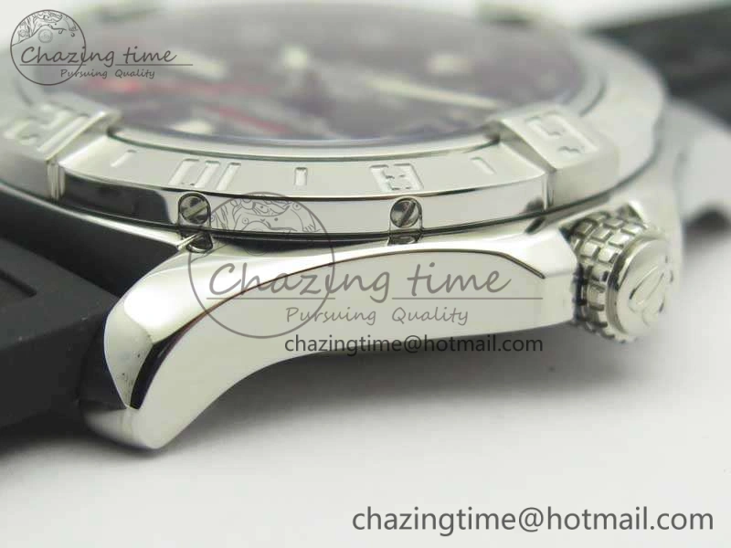Avenger GMT A32390 SS GF 1:1 Best Edition Black Dial On Rubber Strap A UrbanStyle 5647