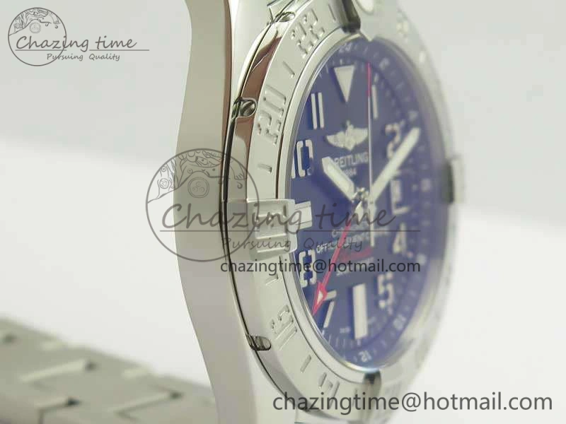 Avenger GMT A32390 SS GF 1:1 Best Edition Black Dial On SS Bracelet A MoistureWicking 5649