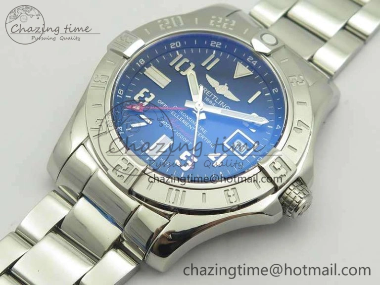 Avenger GMT A32390 SS GF 1:1 Best Edition Black Dial On SS Bracelet A MoistureWicking 5649