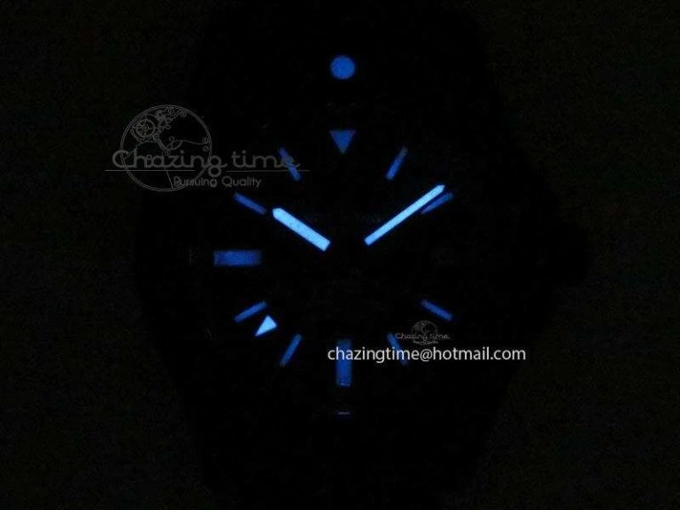 Avenger GMT DLC Black Stick Marker Textured Dial Red Inner Bezel On Leather Strap A Cozy 5768