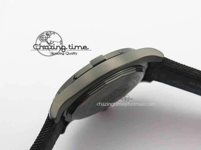 Avenger GMT DLC GF Best Edition Black Sticks Marker Dial On Nylon Strap A Upgraded 5735