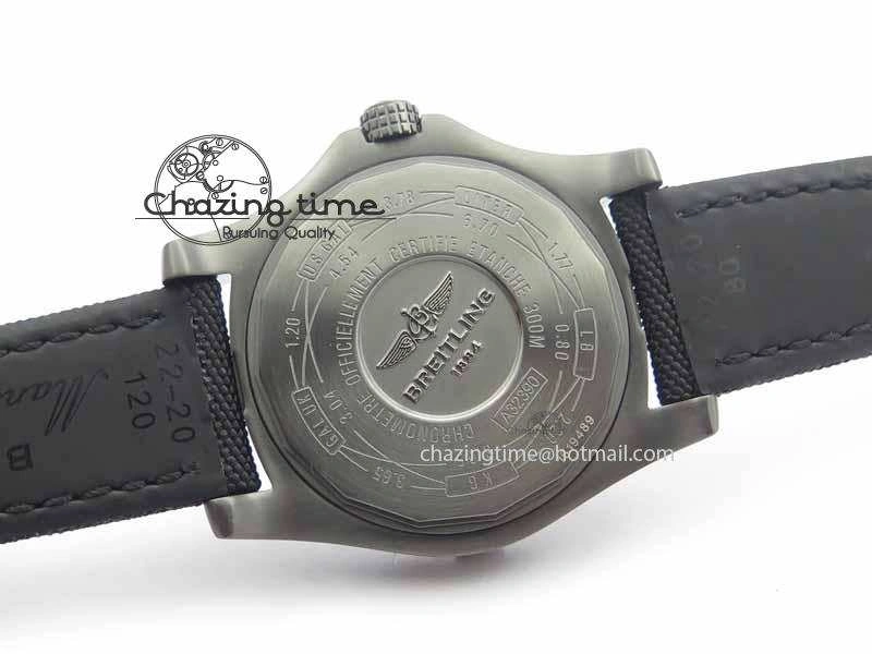 Avenger GMT DLC GF Best Edition Black Sticks Marker Dial On Nylon Strap A Upgraded 5735