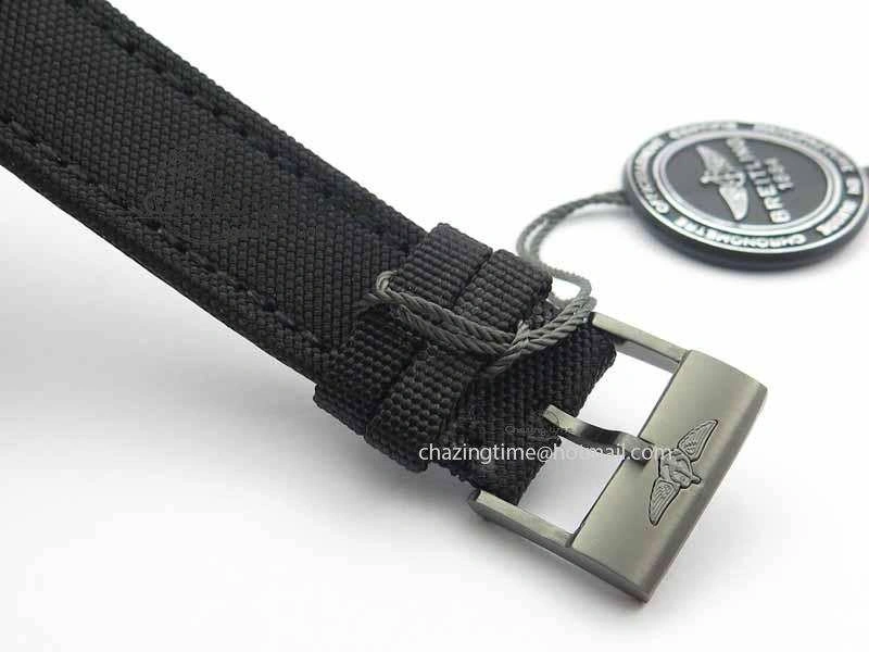 Avenger GMT DLC GF Best Edition Black Sticks Marker Dial On Nylon Strap A Upgraded 5735