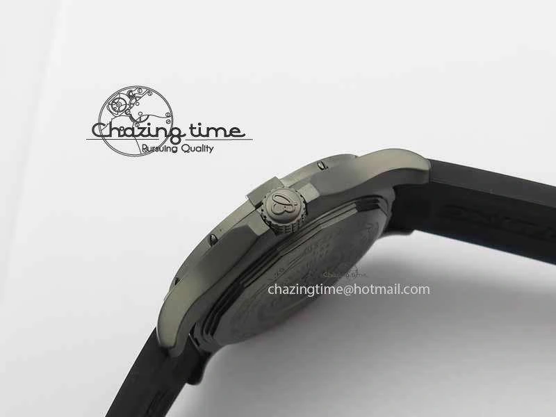 Avenger GMT DLC GF Best Edition Black Sticks Marker Dial On Rubber Strap A Affordable 5734