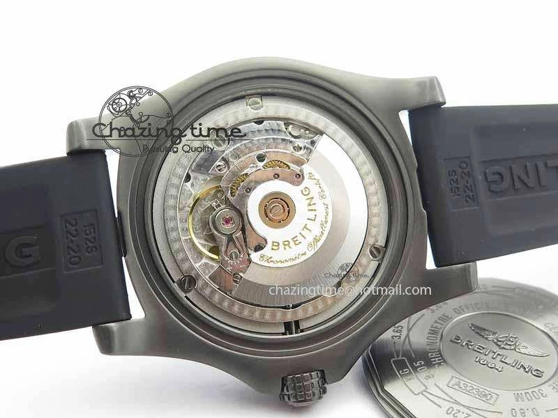 Avenger GMT DLC GF Best Edition Black Sticks Marker Dial On Rubber Strap A Affordable 5734