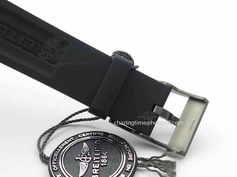 Avenger GMT DLC GF Best Edition Black Sticks Marker Dial On Rubber Strap A Affordable 5734
