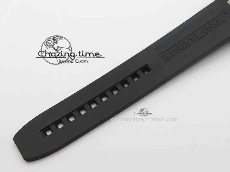 Avenger GMT SS GF 1:1 Best Edition Black Sticks Marker Dial On Rubber Strap A UrbanChic 5739