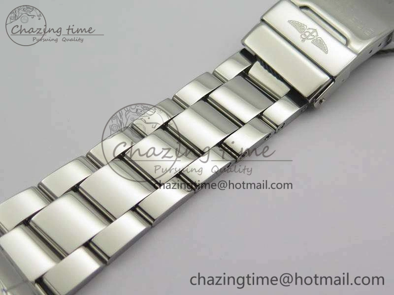 Unisex Avenger GMT SS GF 1:1 Best Edition Black Sticks Marker Dial On SS Bracelet A 5709