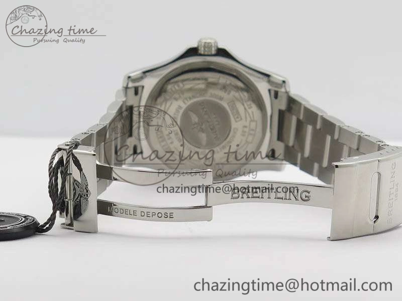 Unisex Avenger GMT SS GF 1:1 Best Edition Black Sticks Marker Dial On SS Bracelet A 5709