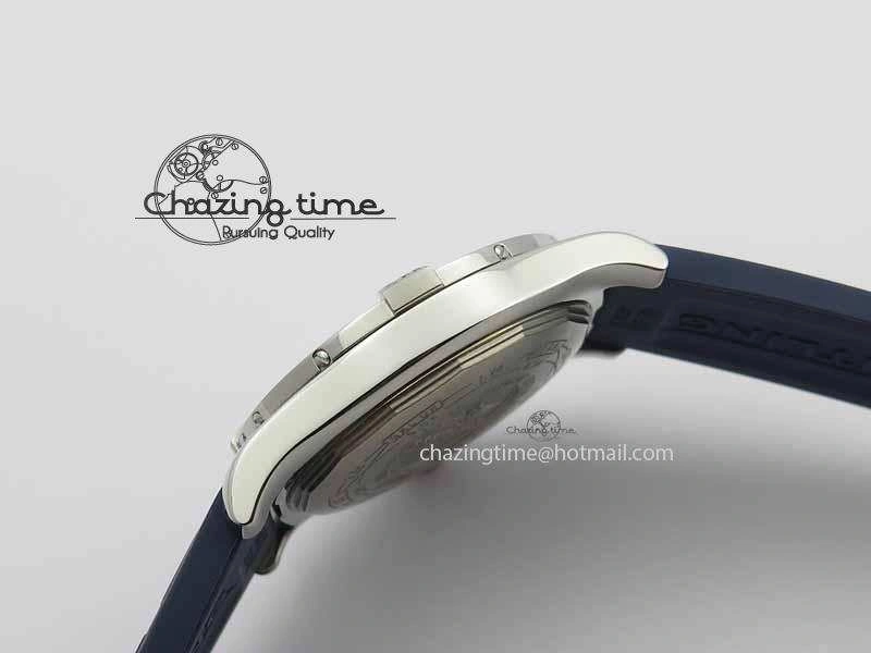 QuickDry Avenger GMT SS GF 1:1 Best Edition Blue Sticks Marker Dial On Rubber Strap A 5740