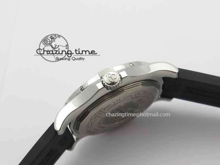 Premium Avenger GMT SS GF 1:1 Best Edition White Sticks Marker Dial On Rubber Strap A 5741