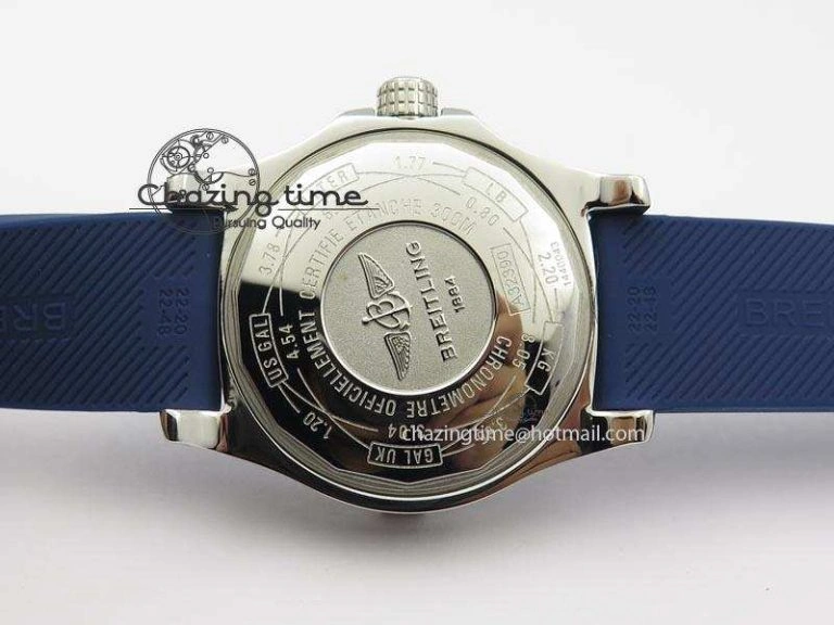 Avenger II GMT SS Blue Dial On Blue Rubber Strap A Resilient 5781