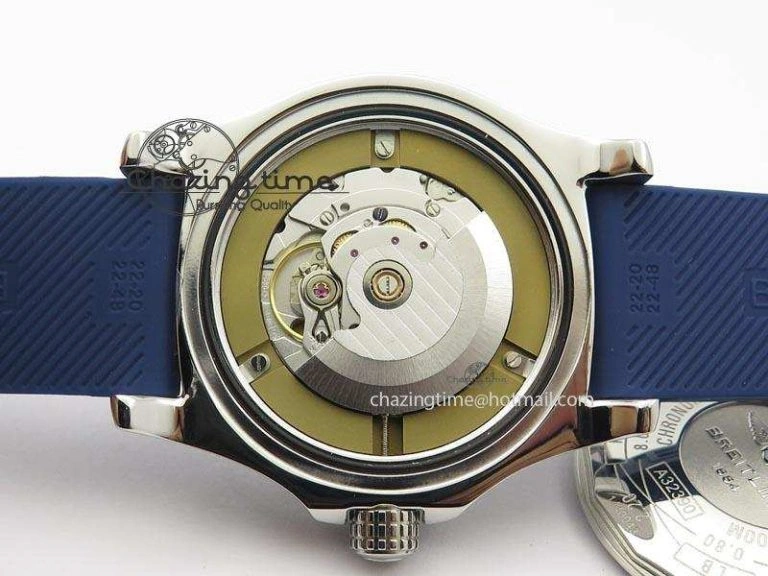 Avenger II GMT SS Blue Dial On Blue Rubber Strap A Resilient 5781