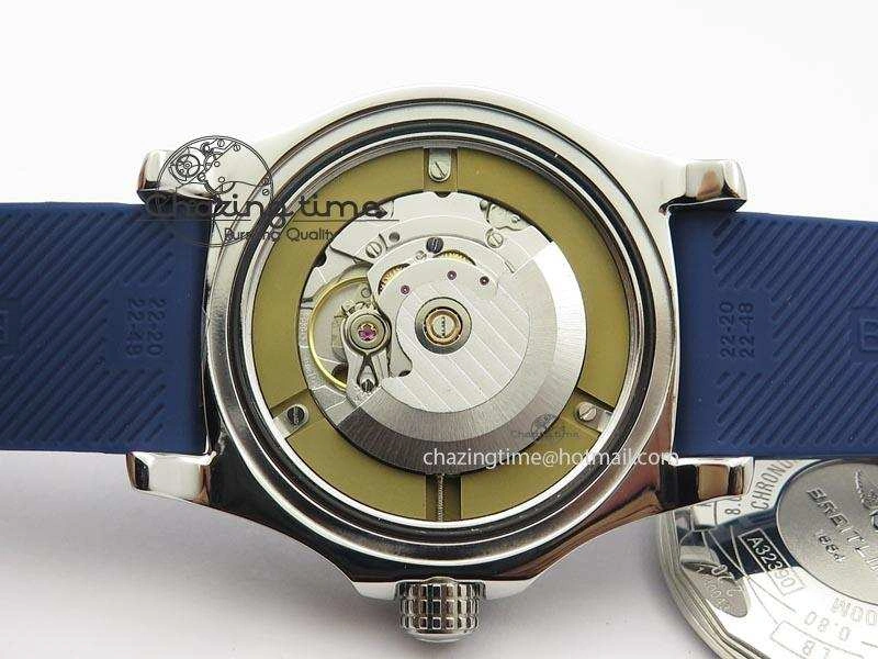 Avenger II GMT SS Blue Dial On Blue Rubber Strap A Resilient 5781