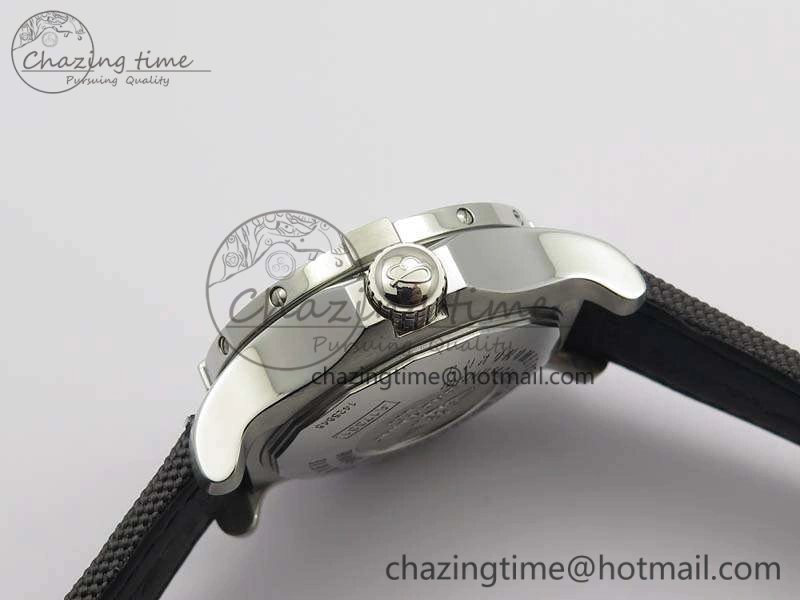 Popular Avenger II Seawolf 350 Years SS 1:1 Best Edition Black Dial On Nylon Strap A 5696