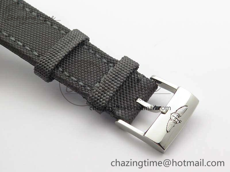 Popular Avenger II Seawolf 350 Years SS 1:1 Best Edition Black Dial On Nylon Strap A 5696