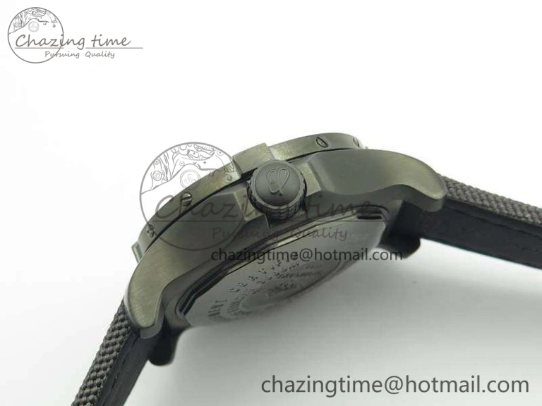 Avenger II Seawolf DLC Best Edition Black CF Dial On Nylon Strap A2836 (Free Leather Strap) V Minimalist 5698