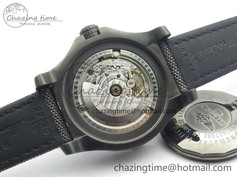 Avenger II Seawolf DLC Best Edition Black CF Dial On Nylon Strap A2836 (Free Leather Strap) V Minimalist 5698