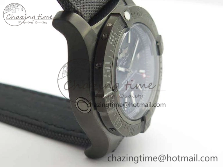 Avenger II Seawolf DLC Best Edition Black CF Dial On Nylon Strap A2836 (Free Leather Strap) V Minimalist 5698