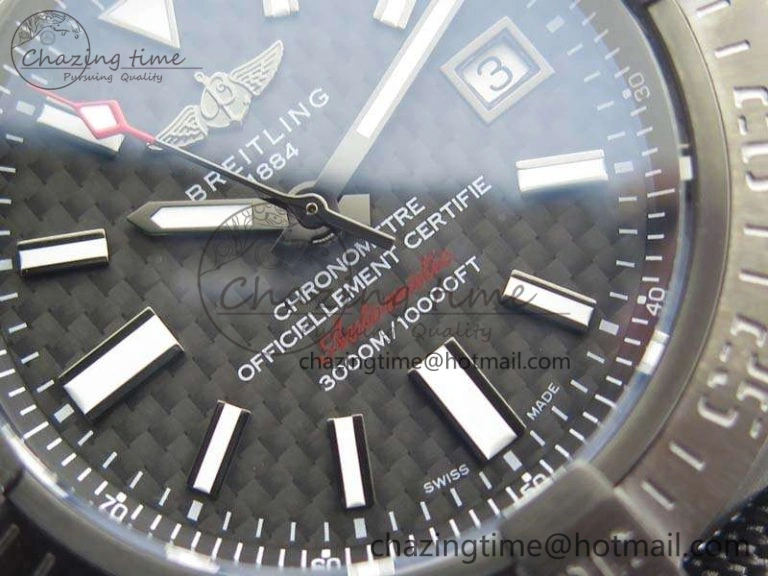 Avenger II Seawolf DLC Best Edition Black CF Dial On Nylon Strap A2836 (Free Leather Strap) V Minimalist 5698
