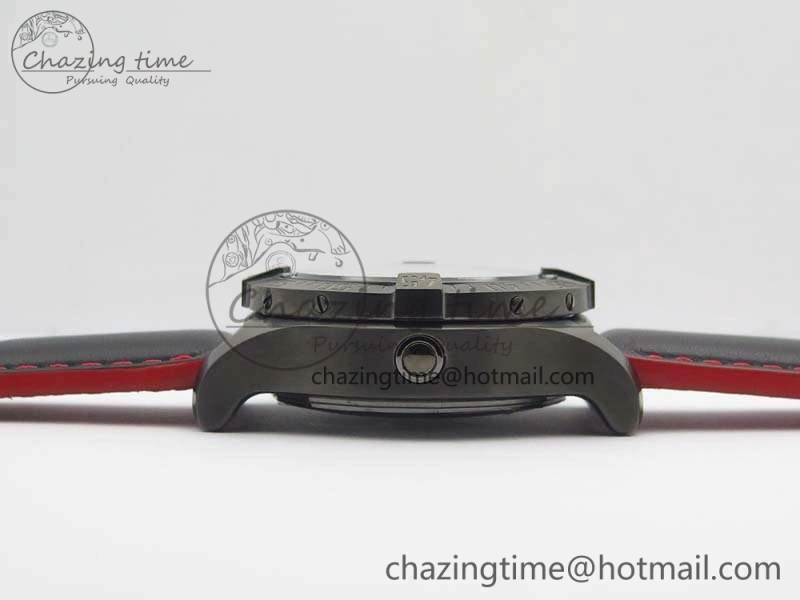 UrbanStyle Avenger II Seawolf DLC Best Edition Black Dial On Leather Strap A2836(Free Leather Strap) V 5705