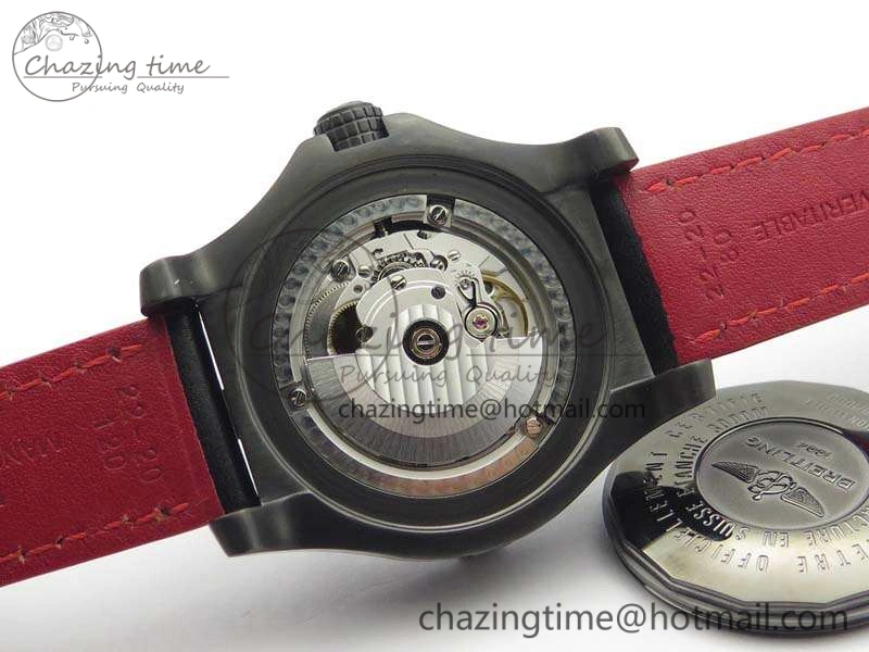 UrbanStyle Avenger II Seawolf DLC Best Edition Black Dial On Leather Strap A2836(Free Leather Strap) V 5705