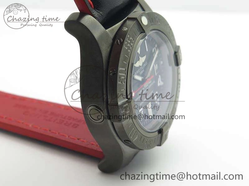 UrbanStyle Avenger II Seawolf DLC Best Edition Black Dial On Leather Strap A2836(Free Leather Strap) V 5705
