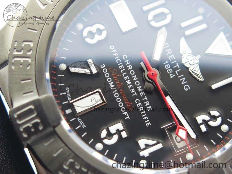 UrbanStyle Avenger II Seawolf DLC Best Edition Black Dial On Leather Strap A2836(Free Leather Strap) V 5705
