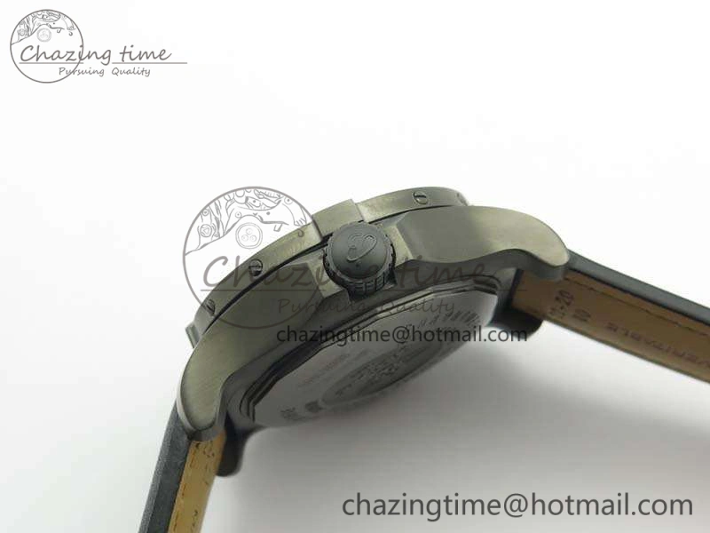 Avenger II Seawolf DLC Best Edition Black Stick Dial On Leather Strap A2836 (Free Leather Strap) V Stylish 5701