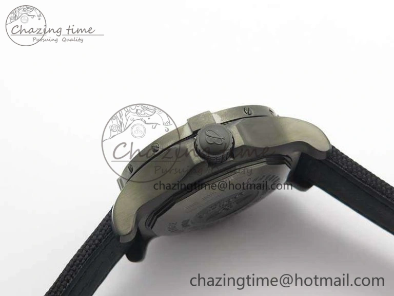 Efficient Avenger II Seawolf DLC Best Edition Black Stick Dial On Nylon Strap A2836 (Free Leather Strap) V 5699