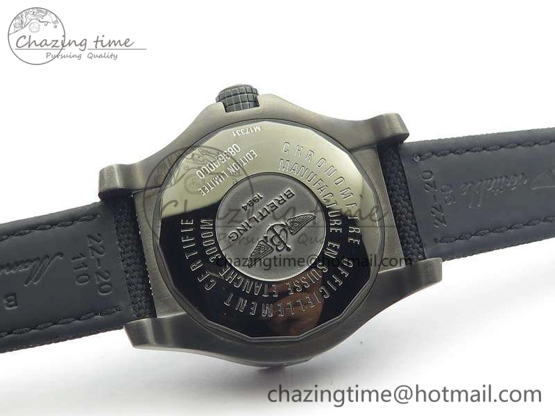 Efficient Avenger II Seawolf DLC Best Edition Black Stick Dial On Nylon Strap A2836 (Free Leather Strap) V 5699