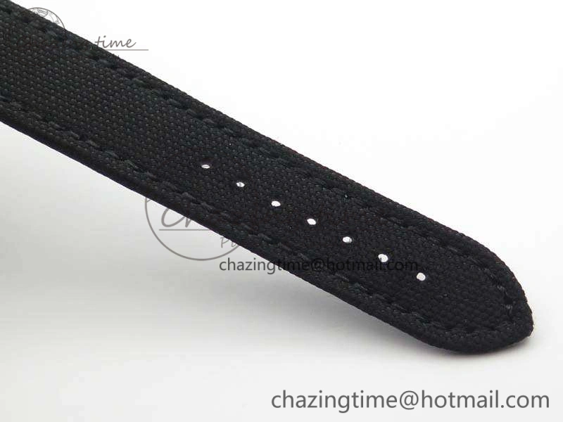 Efficient Avenger II Seawolf DLC Best Edition Black Stick Dial On Nylon Strap A2836 (Free Leather Strap) V 5699