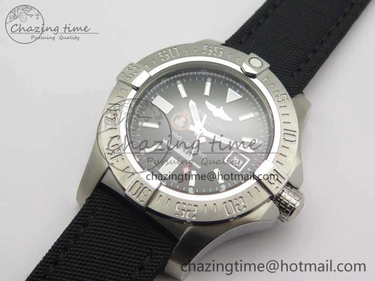 FastDry Avenger II Seawolf HMS ARK Royal SS 1:1 Best Edition Black Dial On Nylon Strap A 5697