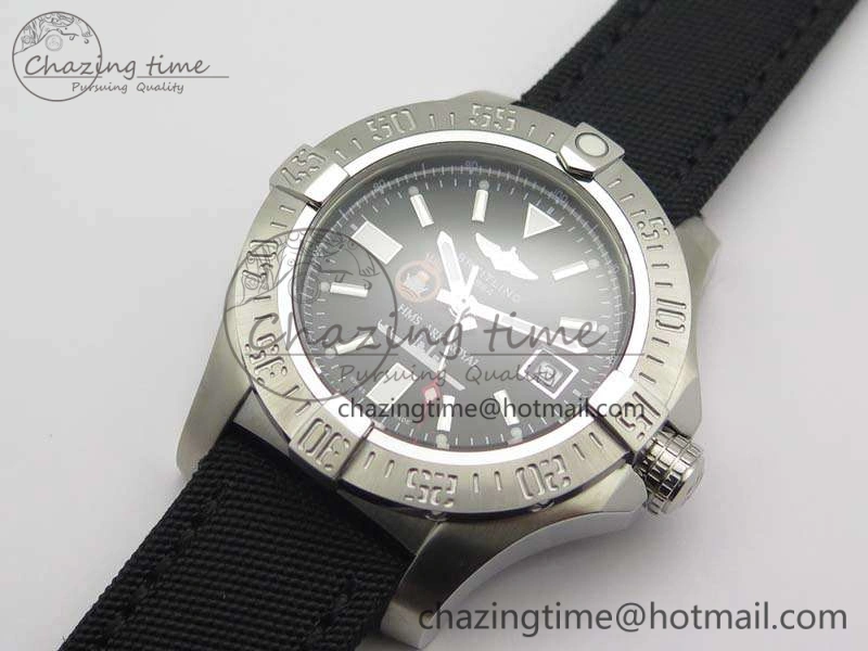 FastDry Avenger II Seawolf HMS ARK Royal SS 1:1 Best Edition Black Dial On Nylon Strap A 5697