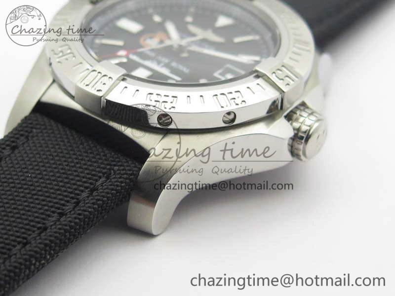 FastDry Avenger II Seawolf HMS ARK Royal SS 1:1 Best Edition Black Dial On Nylon Strap A 5697